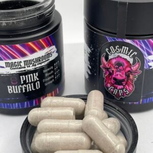 cosmic caps shroom capsules – pink buffalo